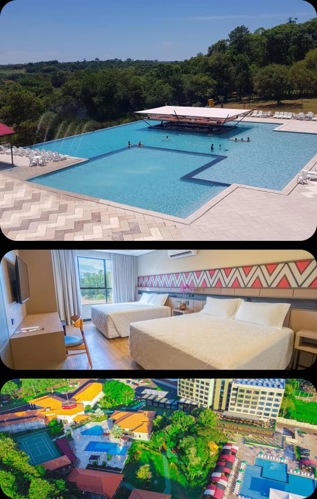 Imagem do resort em Foz do Iguaçu